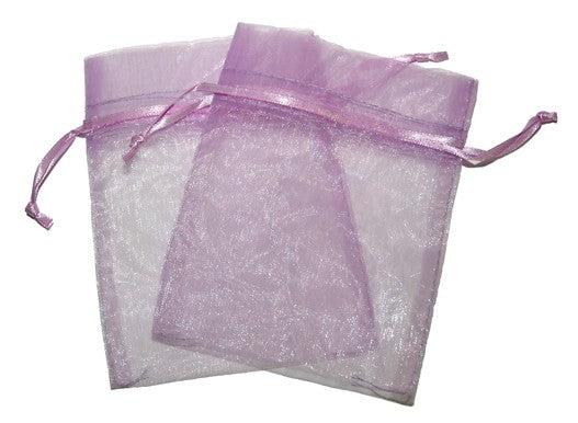 Small Organza Bags - Lavender