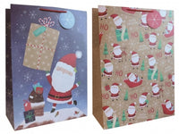 Gift Bag Christmas Santa/Santa Pattern Jumbo ( 40.5 X 55.8 X 16cm)