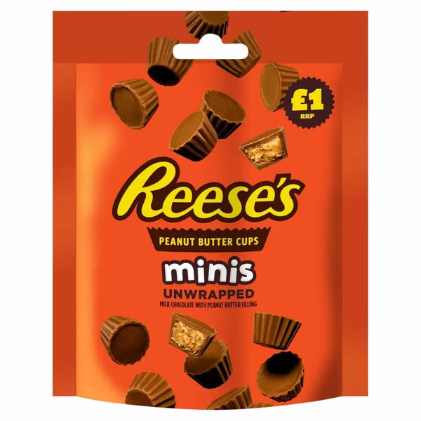 Reese's Peanut Butter Cups Minis Bag 68g £1 PMP