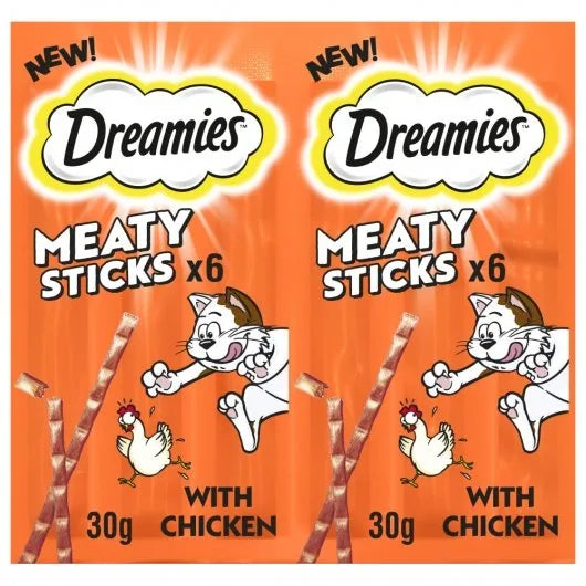 Dreamies Meaty Sticks With Chicken 30g