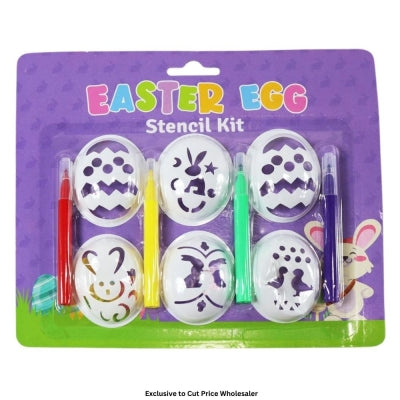 Easter Egg Colouring Stencil Set