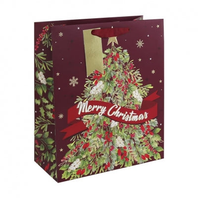 Christmas Merry Xmas Tree Large Bag (265mm x 330mm x 140mm)