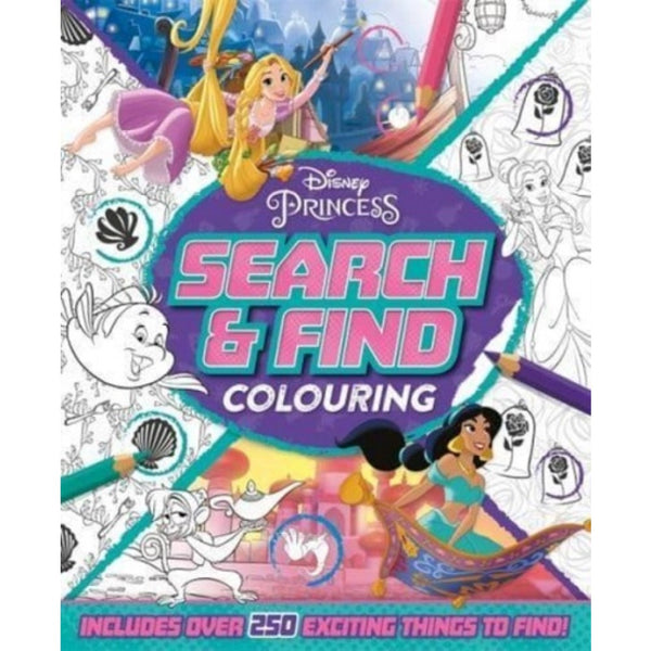Disney Princess Search & Find Colouring