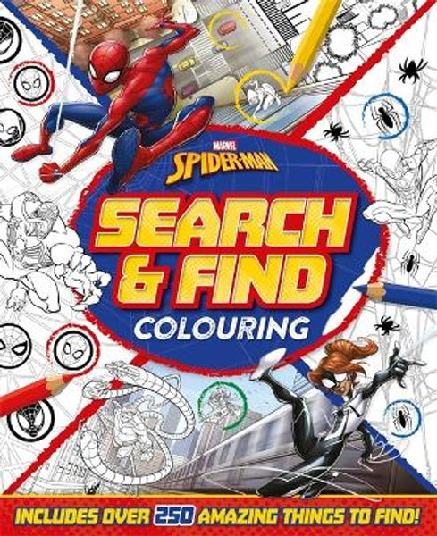 Marvel SpiderMan Search & Find Colouring Book