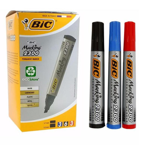 Bic Marker 2300 Assorted Colours Chisel Tip x 1 pen