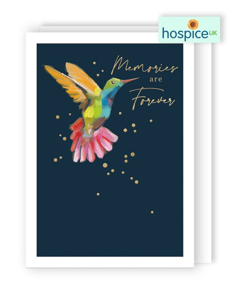 Sympathy - Hummingbird And Flower - Greeting Card