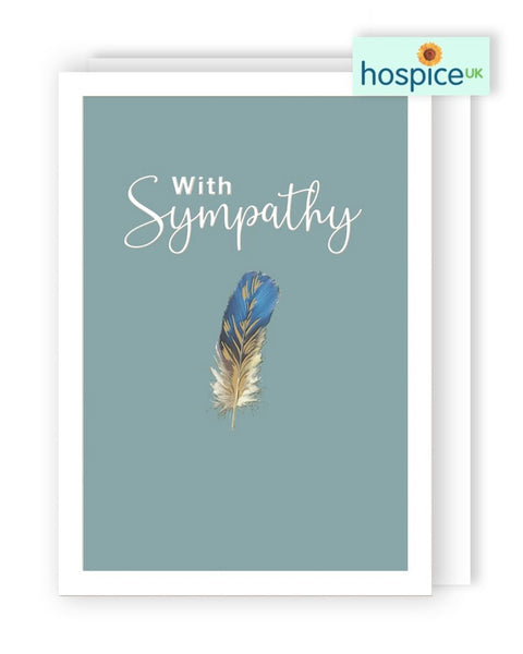 Sympathy - Feather - Greeting Card