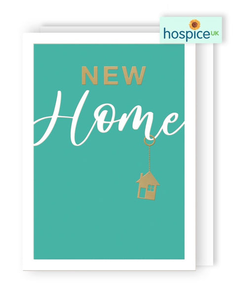 New Home - Hanging House Key Ring - Greeting Card