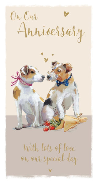 OUR ANNIVERSARY/ NOSE TO NOSE GREETING CARD