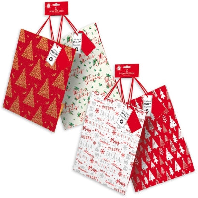 Christmas Traditional & Contemporary Large Bag Pack of 2