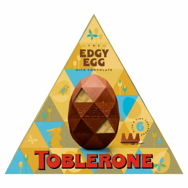 Toblerone The Edgy Egg Milk Chocolate With Honey & Almond Nougat 298g
