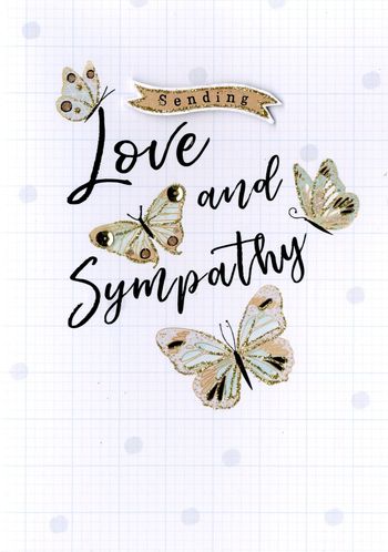 Greeting Card - Sympathy - Love & Sympathy