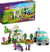 LEGO 41707 Friends Tree-Planting Vehicle Flower Garden Building Set with Toy Car, Olivia Mini-Doll and Animal Figures, Nature Inspired Summer Set