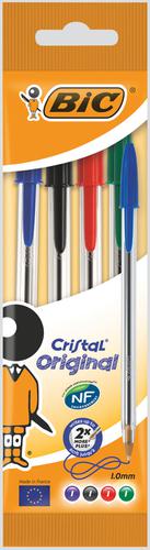 BIC PEN 4 PACK ASSORTED