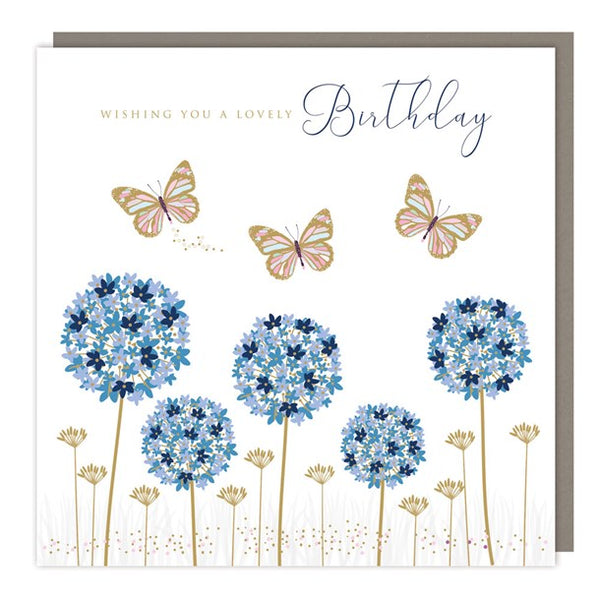 Sparkle - Bday - 3 Butterflies - Birthday Card