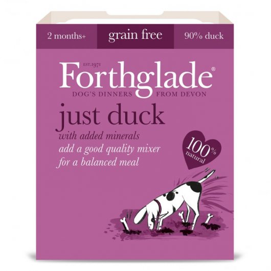 Forthglade Just Dog Gf Duck 395g The Alderney Centre