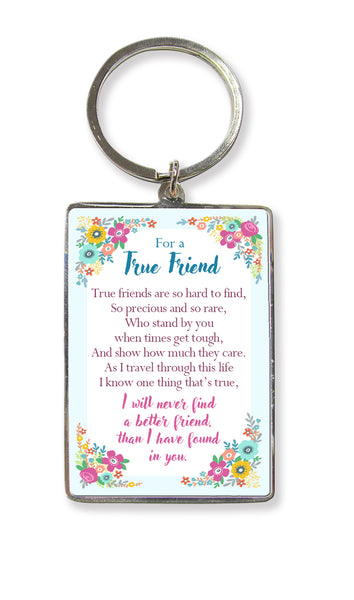 True Friend Key Ring