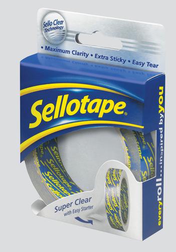 SELLOTAPE SUPER CLEAR 24 x 50mm