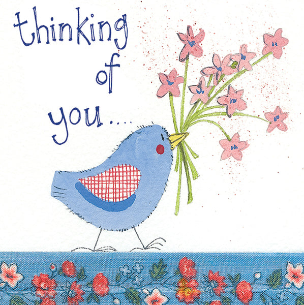 THINKING OF YOU LARGE SPARKLE CARD