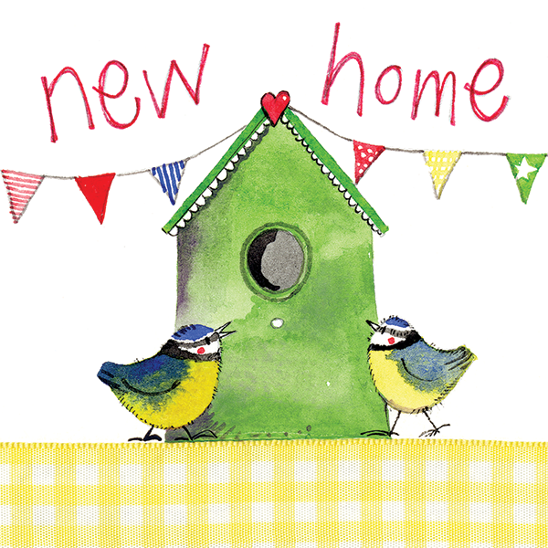 BIRD HOUSE LITTLE SPARKLE CARD - NEW HOME