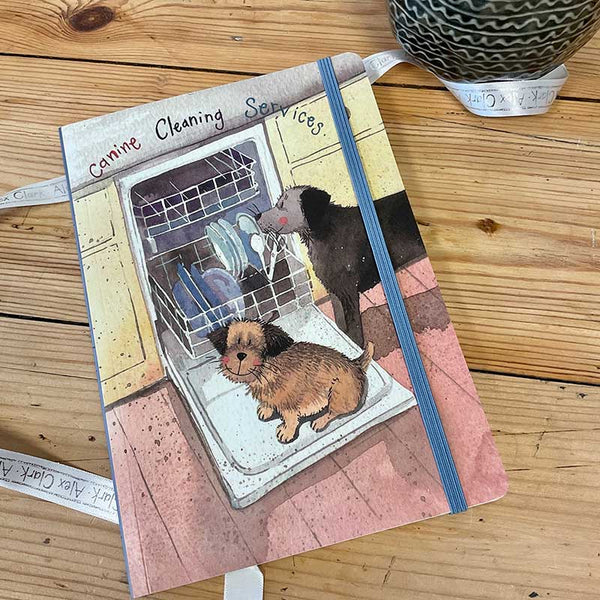 CANINE CLEANING SERVICES LARGE CHUNKY NOTEBOOK