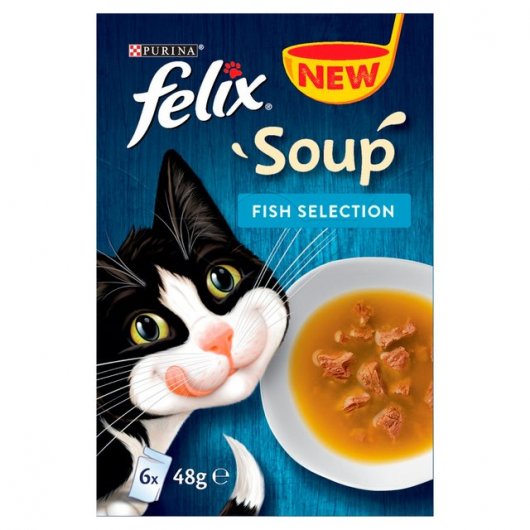 Felix Soup Fish Selection 6 x 48g