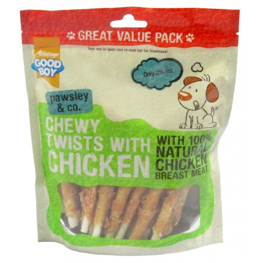 Good Boy Pawsley & Co Chewy Twists With Chicken 320g