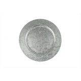 Silver Christmas Cake Plate / Charger