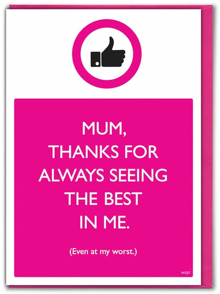 W327 - Mum - Mother's Day Card