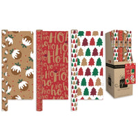 Christmas 2M Wrap Festive Kraft