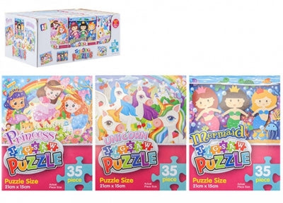 Girls 35Pc Jigsaw Puzzles ( Assorted Designs )