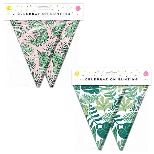 Summer Party Leaf Bunting 15 Flags