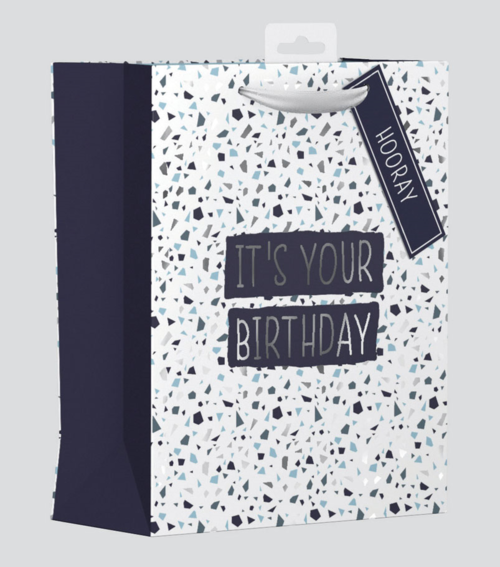 GIFT BAG TERAZZO TEXT MEDIUM GIFT BAG