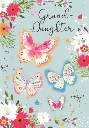 Granddaughter Birthday Card
