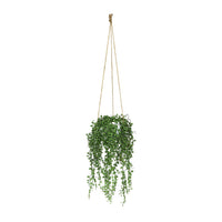 Faux/Artificial  Plant Botanical String of Teardrops Hanging Pot