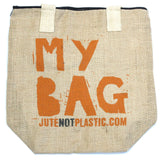 Eco Jute Bag - My Bag - (4 assorted designs)