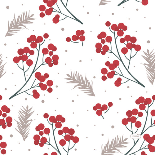 Xmas Napkins 33cm Assorted