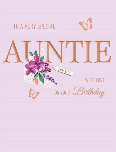 Auntie Birthday Card