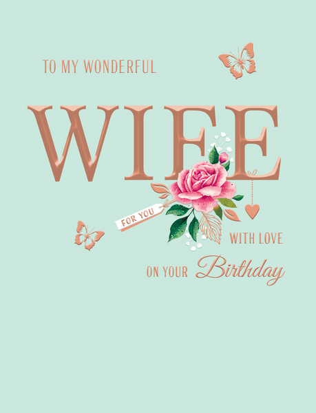 TIMELESS C50  - WIFE TRAD GREETING CARD