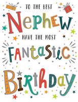 DAZZLES C50  - NEPHEW GREETING CARD