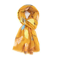 Ginkgo Scarf MUSTARD