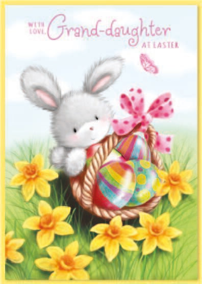 Open Easter Card - Granddaughter