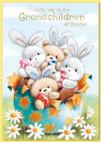 Open Easter Card - Grandchildren