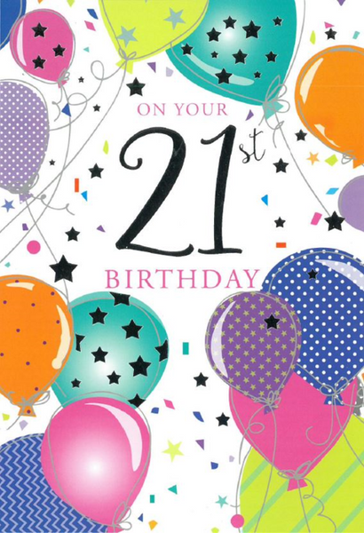 21st Female Birthday Card*