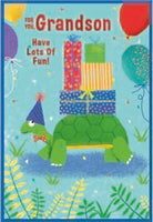 Grandson Birthday Card - tortoise