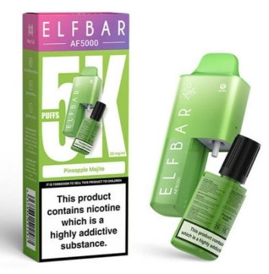 Elf Bar AF5000 Puff Rechargeable Vape Pineapple Mojito