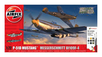 Airfix P-51D Mustang VS Bf109F-4 Dogfight Double