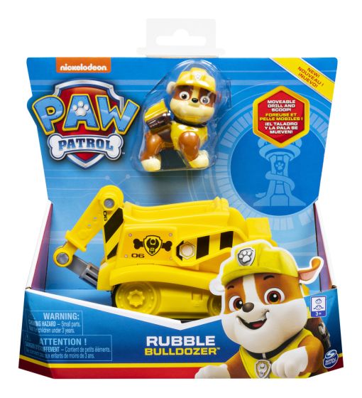 Paw Patrol Basic Vehicle Rubble Bulldozer