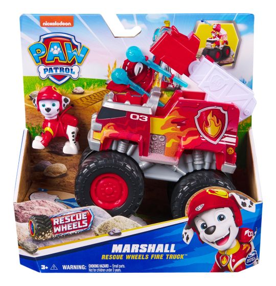 Paw Patrol Rescue Wheels Themed Vehicle -Marshall