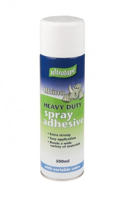 Ultratape Rhino Heavy Duty Spray Adhesive Art & Craft 500ml